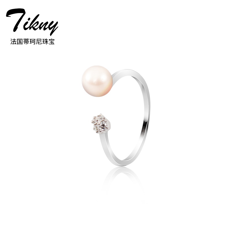 法国轻奢珠宝品牌Tikny蒂珂尼淡水珍珠银戒指【维多利亚系列】