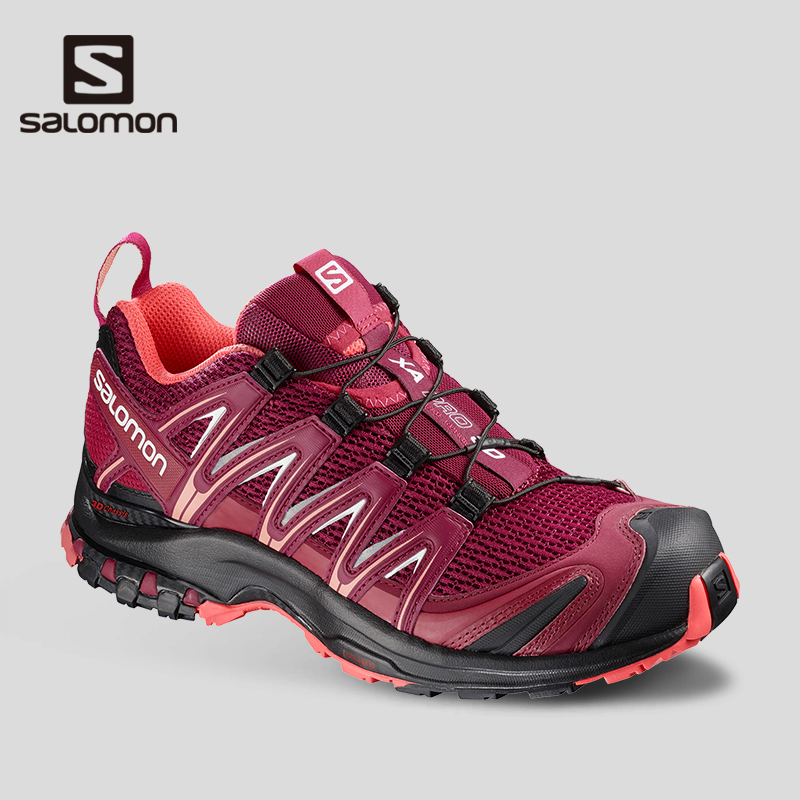 Salomon 萨洛蒙女款户外越野跑鞋 耐磨透气徒步鞋 XA PRO 3D W