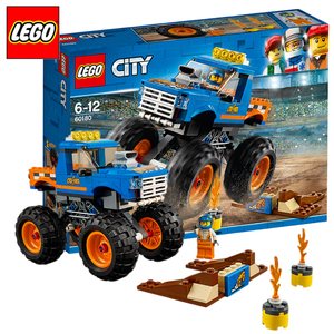 lego乐高城市系列巨轮越野车60180小颗粒拼装汽车男孩积木玩具 229.