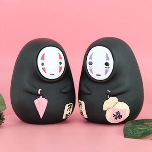 千与千寻无脸男动漫玩偶搪胶不怕摔大号 span class=h></p></a>存钱罐 /span>