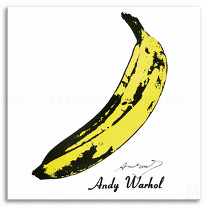 黄香蕉 andy warhol 安迪沃霍尔 地下丝绒 装饰画 波普艺术