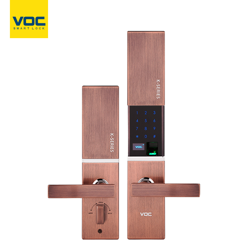 VOC指纹锁家用智能锁电子锁指纹密码锁防盗门锁K77