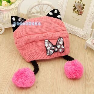 【女宝宝毛线帽子】_女宝宝毛线帽子价格图片