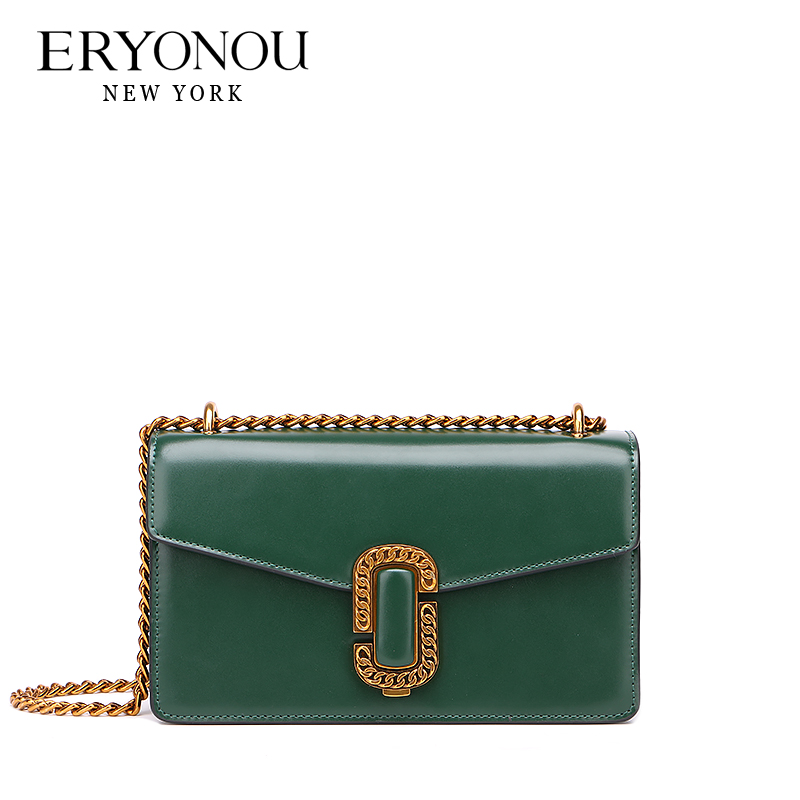 包包2017新款斜挎包小包真皮女包链条包牛皮