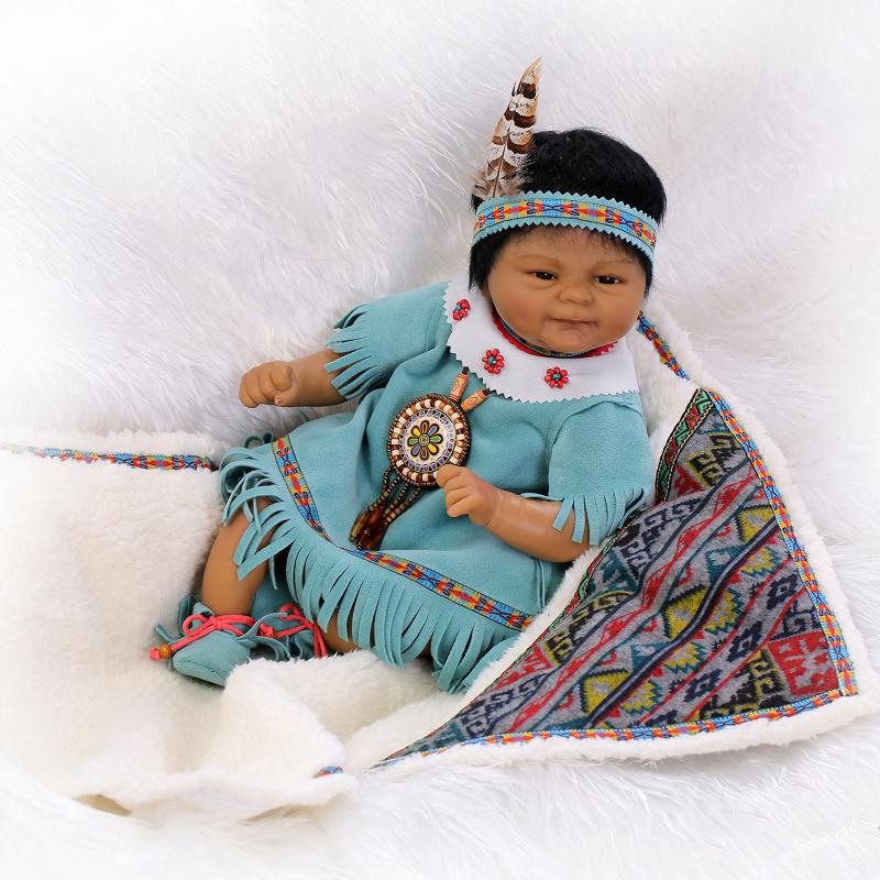 EBAY亚马逊美国热卖仿真印第安婴儿 创意个性摆件 文化教育