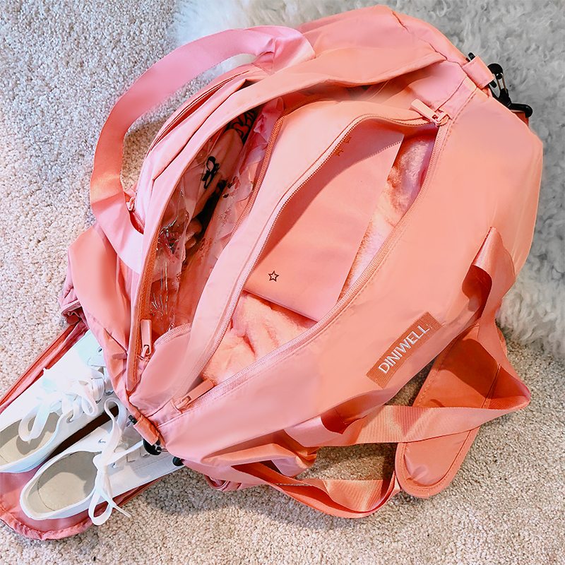 手提包气质女神网红旅行包大容量轻便短途出差旅游健身包干湿分离
