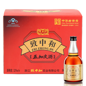 致中和牌致中和 span class=h>五加皮/span>酒 100ml/瓶*6瓶