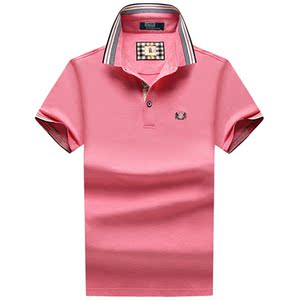品牌男装t恤翻领商务宽松保罗衫夏季高档青年男士短袖纯棉polo衫品牌男装