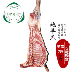 宁夏馆 盐池滩羊新鲜羊肉全羊肉白条羊整只羊生鲜羊羔肉7斤清真