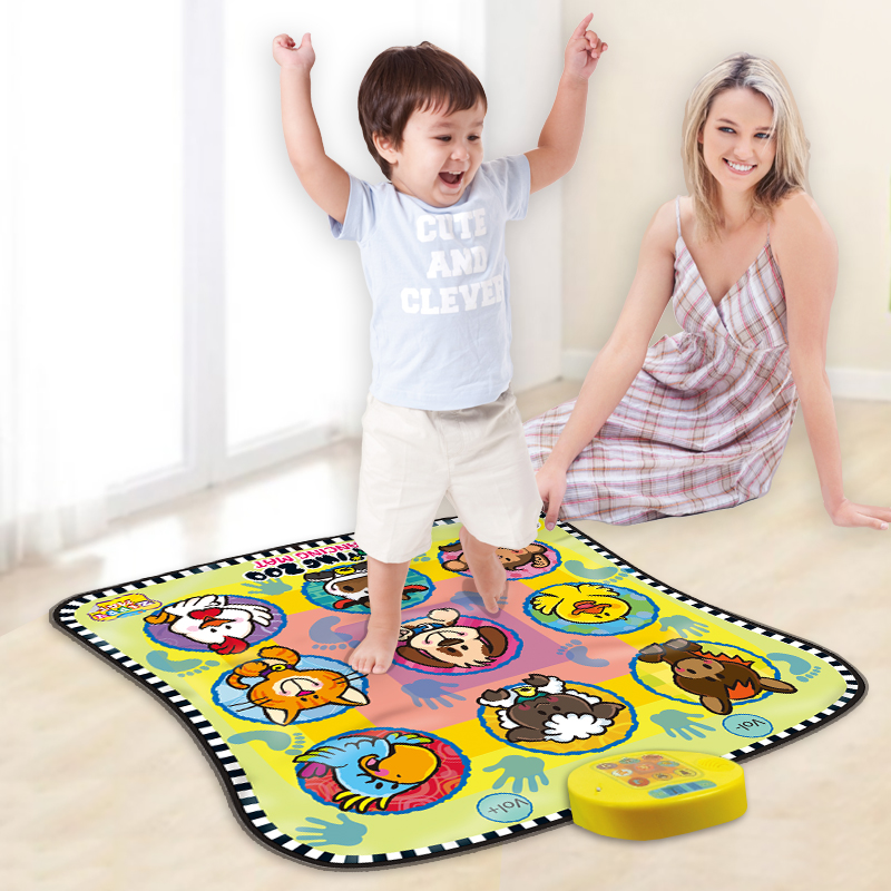 早教益智婴幼儿童小孩游戏宝宝音乐垫动物跳舞毯男女孩玩具初学者