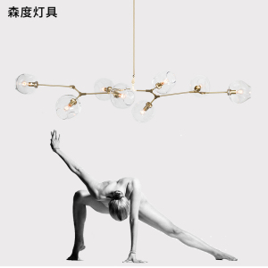 北欧灯具后现代分子灯简约创意个性客厅卧室餐厅lindsey魔豆吊灯吊灯