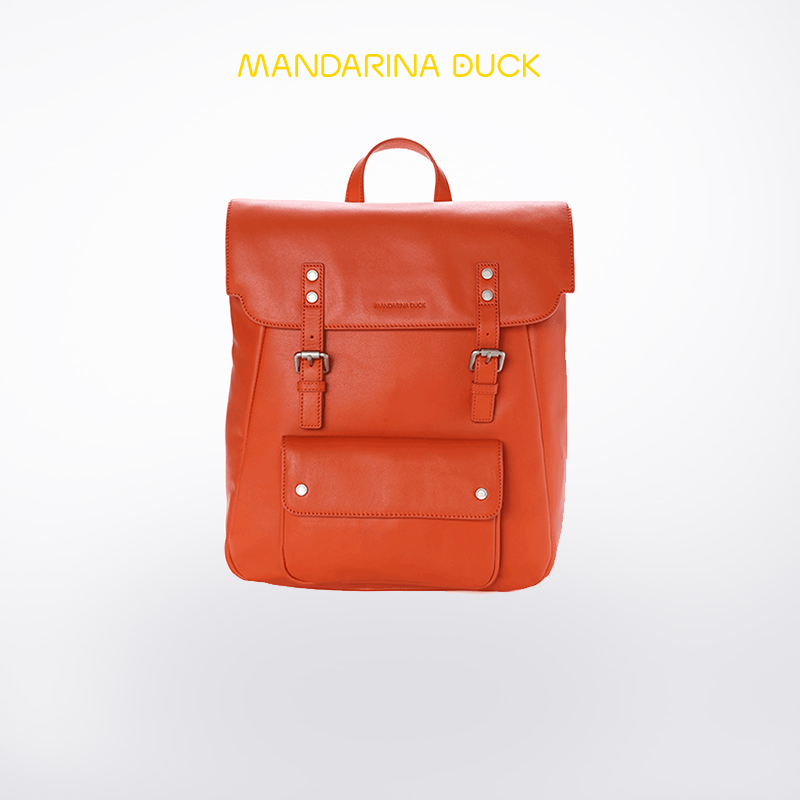 Mandarina Duck/意大利鸳鸯POSTINO时尚明星同款双肩包背包学生女