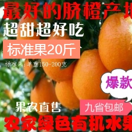 标准果20斤赣南脐橙江西赣州信丰安西甜橙子团购褚橙包邮水果