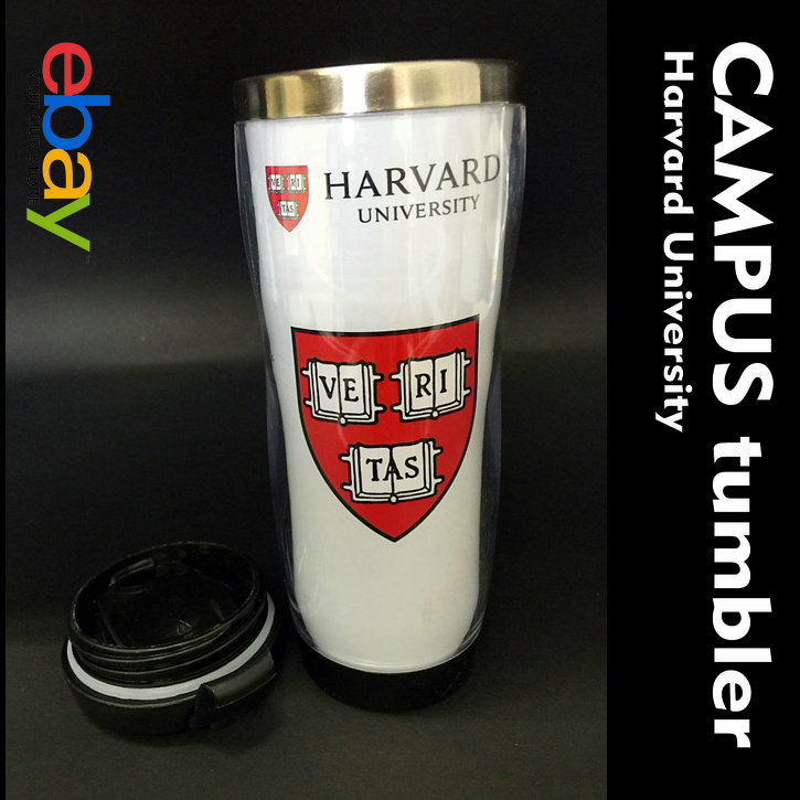 EBAY礼品 哈佛大学纪念品周边美国名校标志校徽LOGO定制水杯子