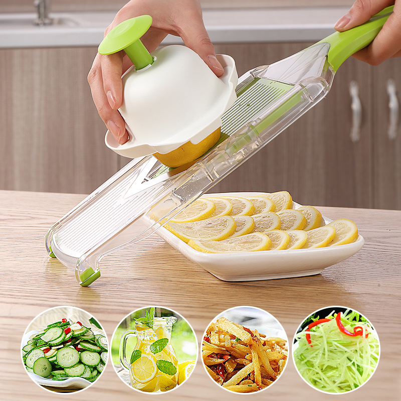 柠檬切片器多功能切菜神器水果切片机土豆丝切丝器萝卜擦丝刨丝器