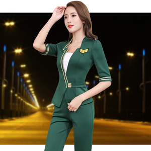 洗浴工作服女技师空姐图片