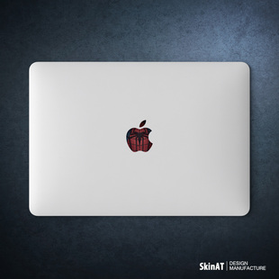 skinat macbook logo贴纸macbook air苹果笔记本贴膜 创意局部贴