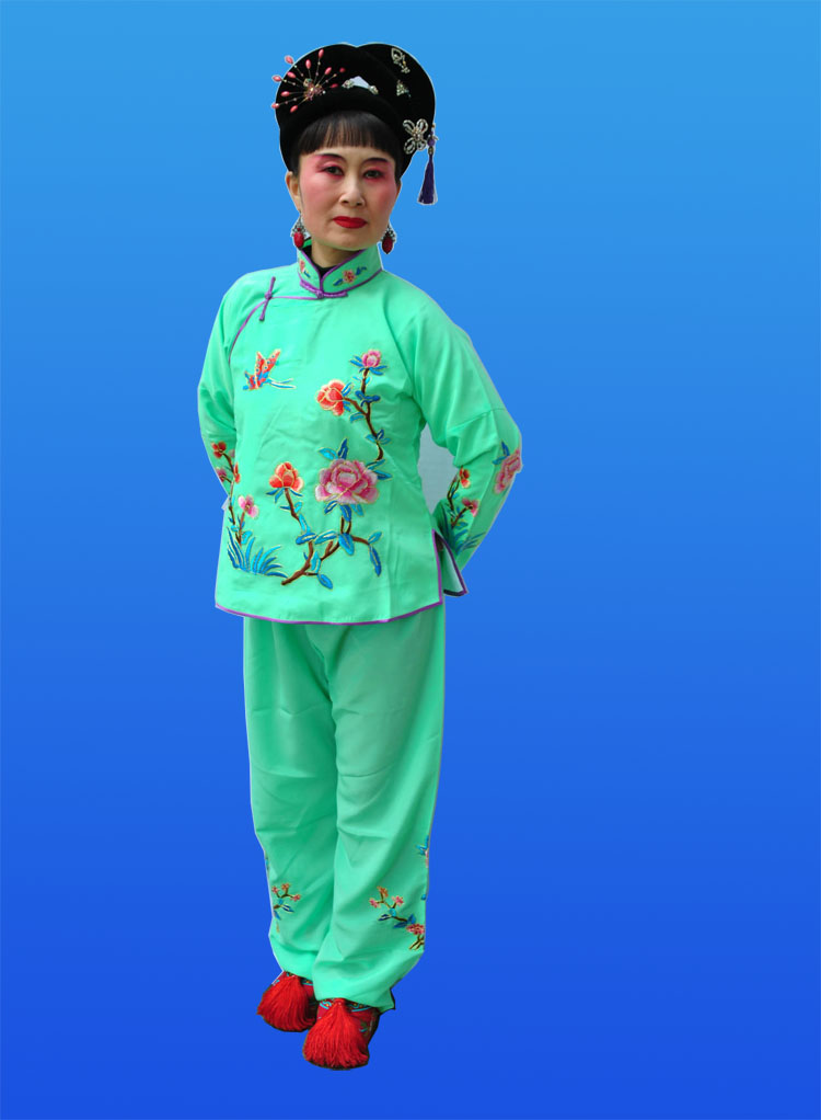 花鼓戏服装 短身衣妹子衣衣包民族服装 地花鼓服装 已售 0 ￥255 湖南