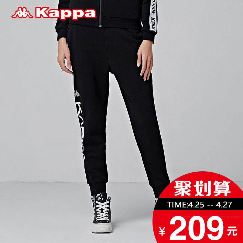 KAPPA卡帕 女款运动长裤小脚裤休闲跑步健身裤|K0862AK25