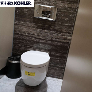 科勒壁挂式坐便器k-18609t-0挂墙式挂便器入墙式暗装水箱墙排马桶