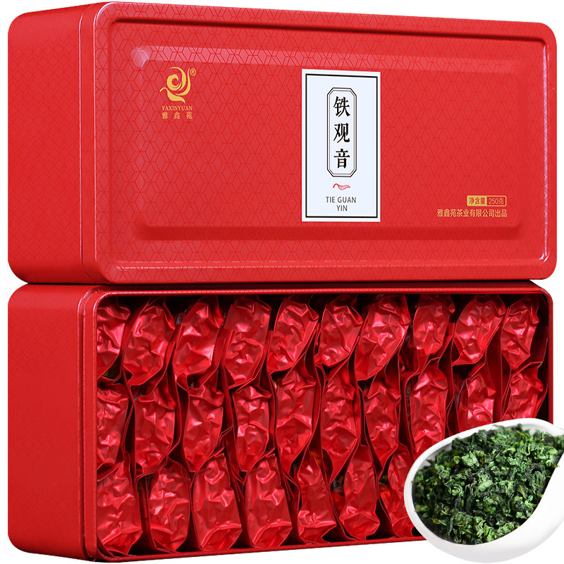 铁观音茶叶浓香型安溪新茶乌龙茶散装小包装礼盒装250克