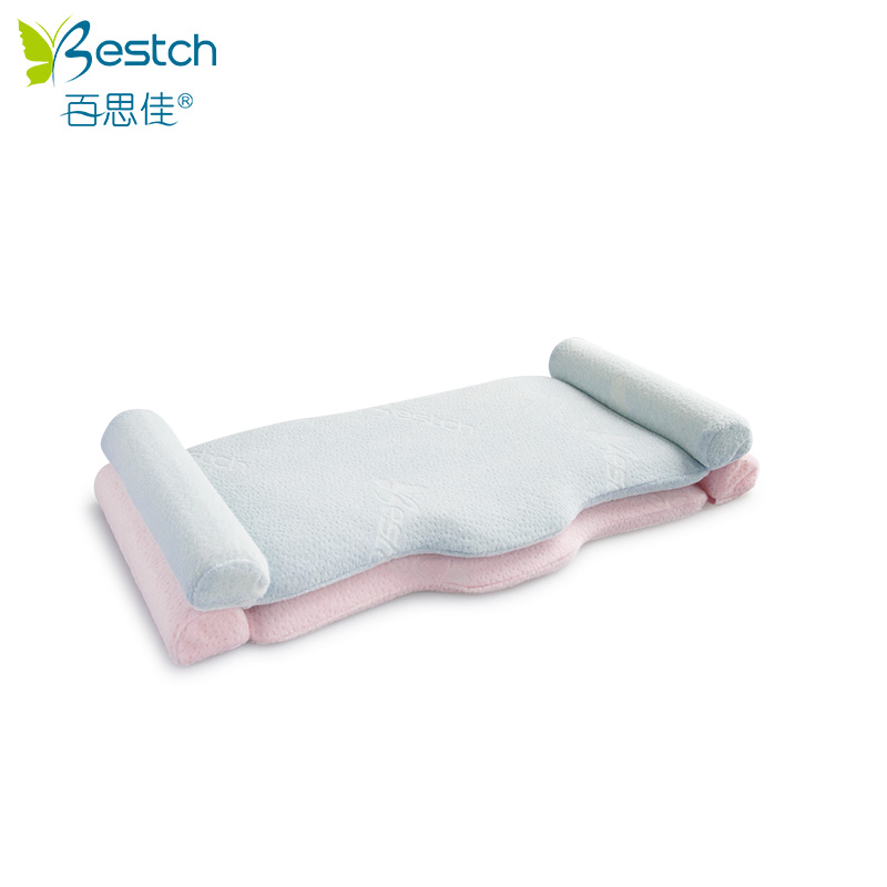Bestch/百思佳婴儿专用可调节透气防偏头定型记忆枕保护颈椎枕头