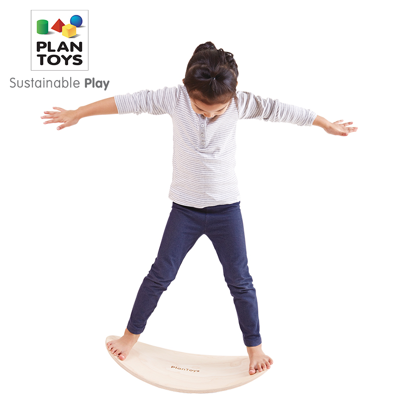 进口PlanToys5198早教幼儿园儿童平衡踩踏板平衡板感统训练器材