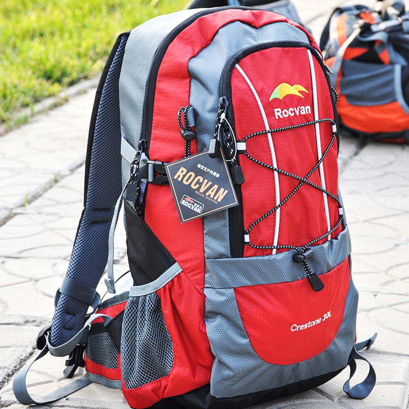 诺可文户外双肩包男女通用户外便携背包 徒步收纳登山包 学生书包