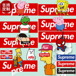 supreme潮牌热转印时尚烫画恶搞品牌图案diy衣服贴热烫贴 span class=