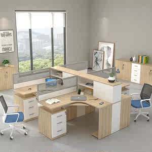 屏风隔断组合办公桌图片