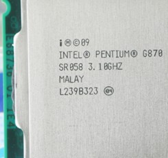 intel/英特尔 g840 850 860 870 奔腾双核散片cpu 1155针 正式版