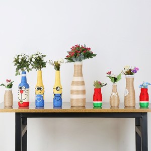 手工编织花瓶diy材料图片