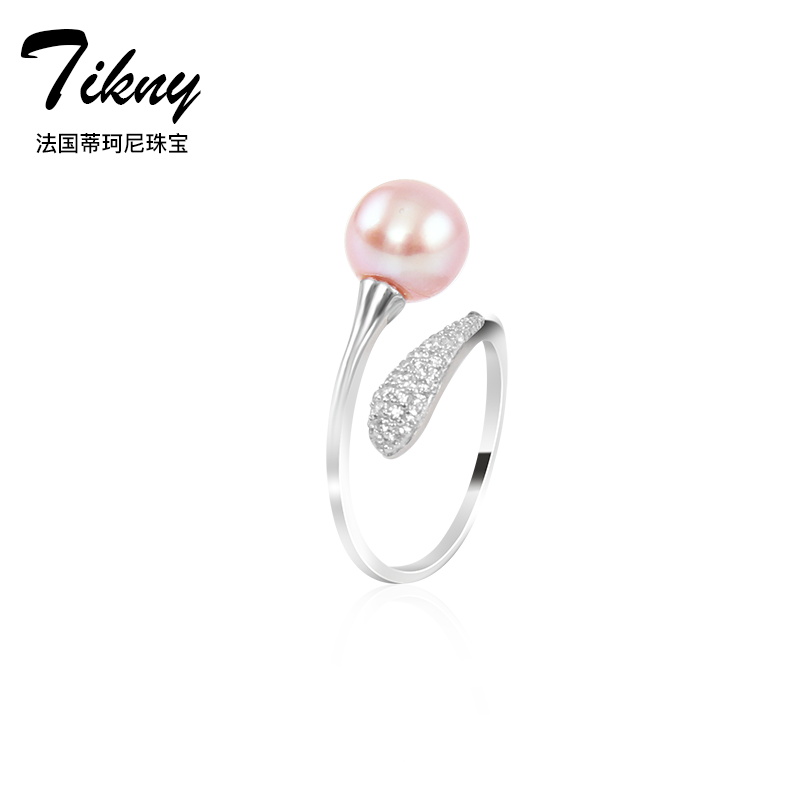 法国轻奢珠宝品牌Tikny蒂珂尼淡水珍珠925银戒指【维多利亚系列】