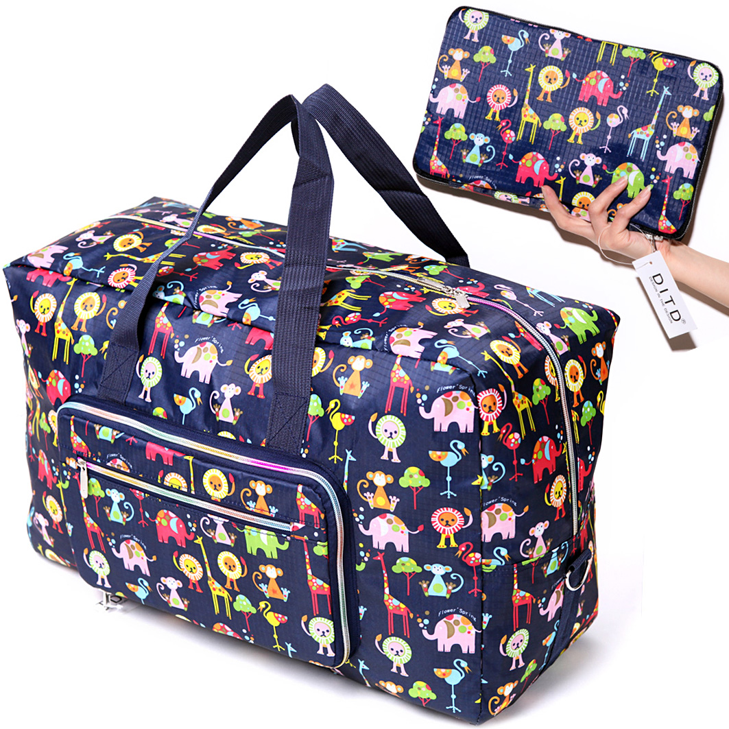 可折叠旅行包手提行李袋女大容量便携短途登机包防水旅游包待产包