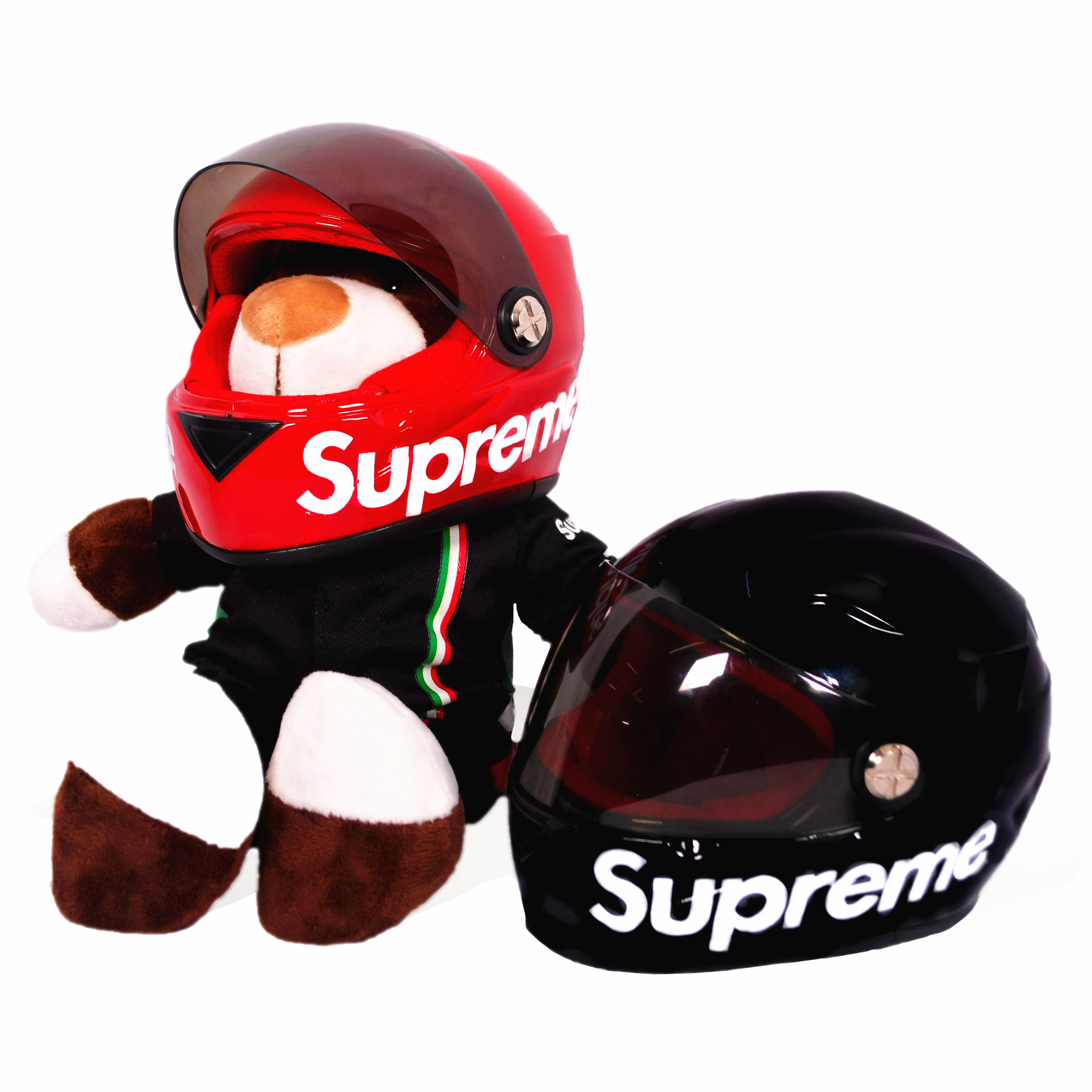 benelli racing2018supreme摩托小头盔头盔公仔模型摆件