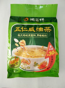 品牌名称 德富祥五仁咸油茶