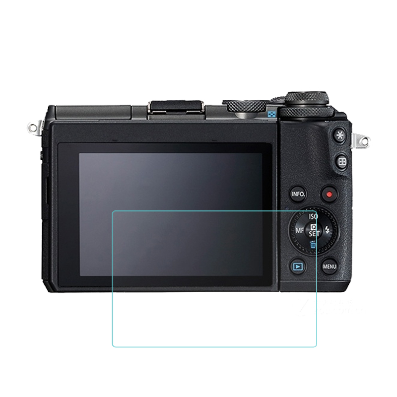 佳能EOS M6相机钢化膜 高清防爆防摔钢化玻璃膜屏幕保护贴膜