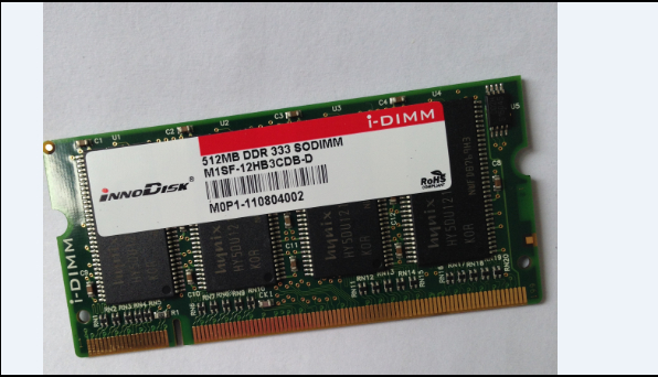 InnoDisk DDR 512M/333 SO DIMM 笔记本内存条，全新原装行货