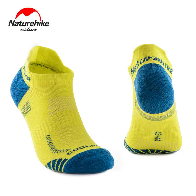 NH挪客 男女2双装多功能跑步船袜户外运动袜精英袜coolmax速干袜