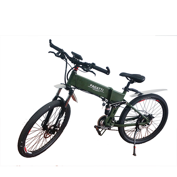 精品悍马26寸助力电动山地车折叠电动自行车出口锂电池代步电瓶车
