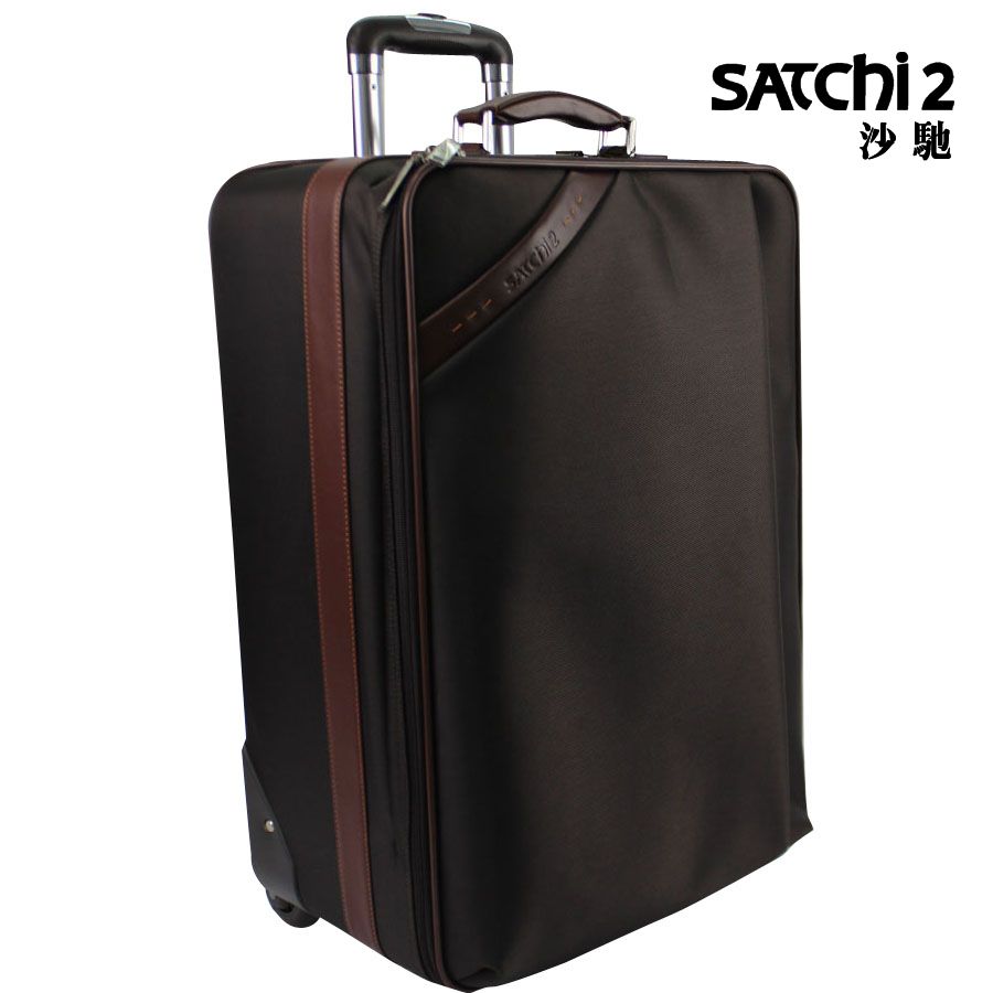 SATCHI沙驰拉杆箱 专柜 20寸万向轮登机行李箱包KS522001-18F