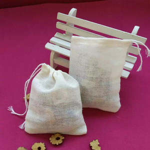 20个13*18m纯棉纱布袋中药煎药调料煲汤过滤隔渣茶包袋卤料包袋过滤隔渣袋