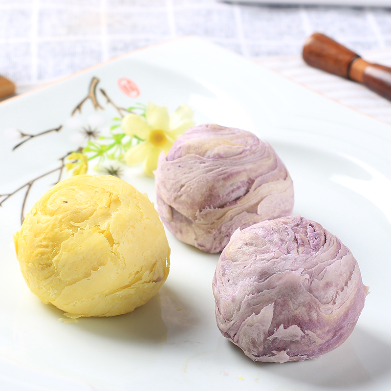 台湾糕点点心零食趸泰综合酥饼9入紫晶芋头酥地瓜酥综合酥饼礼盒