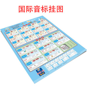 吉蒂兔标准发音英语国际音标有声挂图字母表初