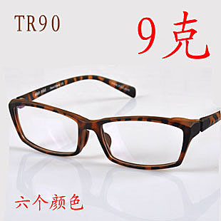 韩国TR90超轻近视平光眼镜架男女眼镜框几克重摔不坏踩不烂高档款