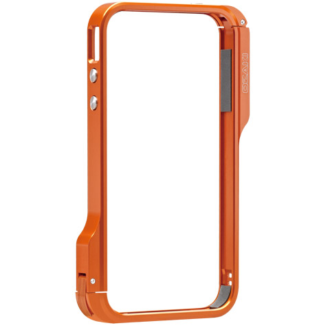 OZAKI IC867 iPhone4/4S拍照专用免螺丝铝合金边框保护壳
