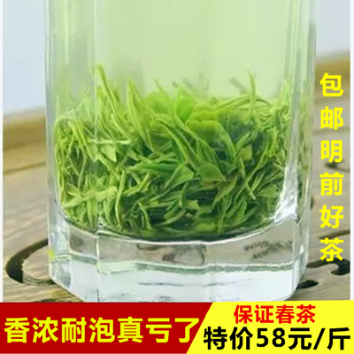新茶永川秀芽绿茶明前高山毛尖绿茶重庆特产58元一斤浓香