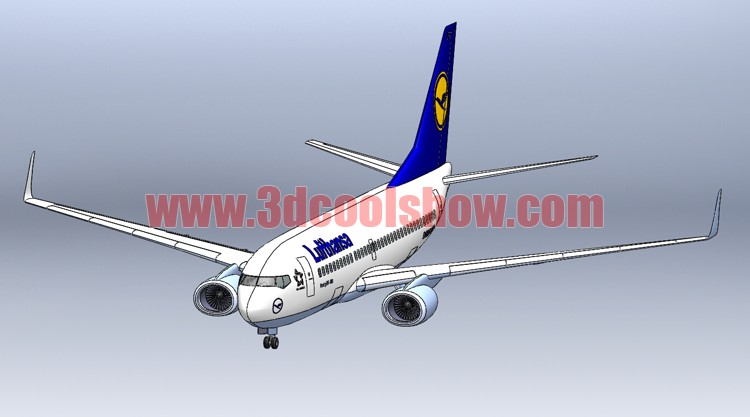波音737客机 solidworks设计源文件 3D模型