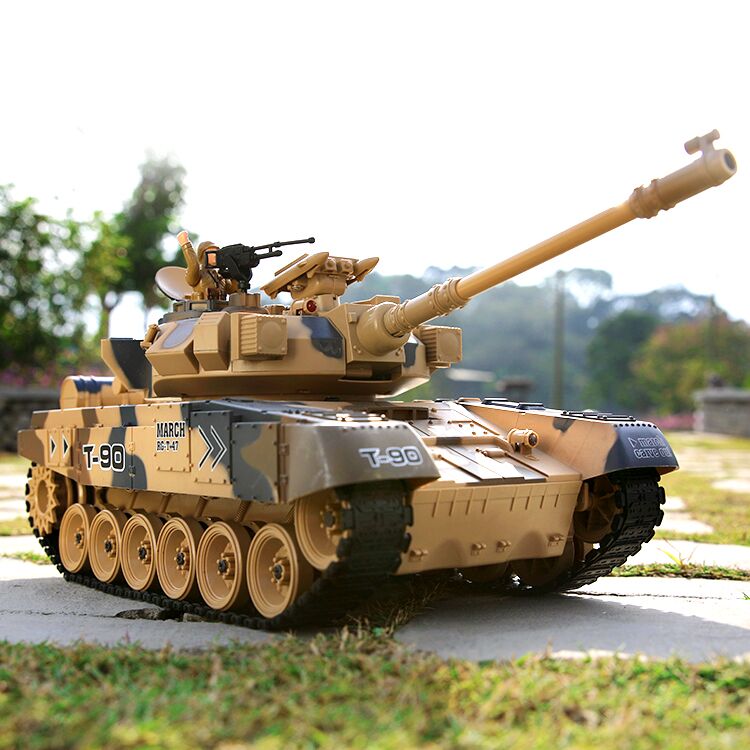 遥控坦克可发射打子弹充电对战电动儿童汽车超大号履带式男孩玩具