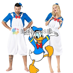 迪士尼唐老鸭服装新款cosplay海军水手服万圣节成人化妆舞会服装